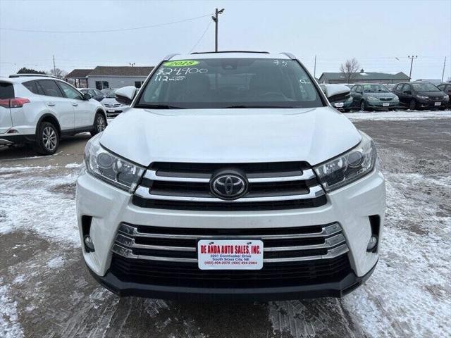 used 2018 Toyota Highlander car, priced at $24,900