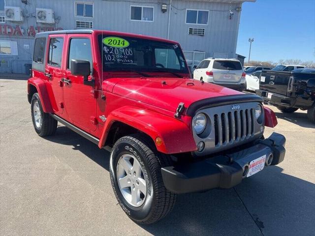 used 2014 Jeep Wrangler Unlimited car, priced at $16,995