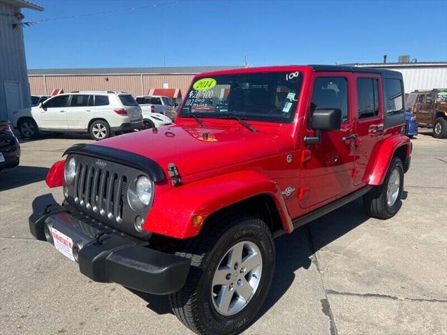 used 2014 Jeep Wrangler Unlimited car, priced at $16,995