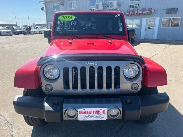 used 2014 Jeep Wrangler Unlimited car, priced at $17,500