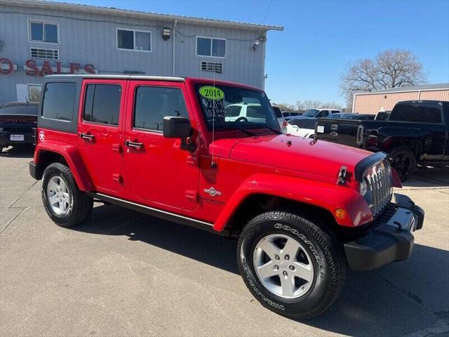 used 2014 Jeep Wrangler Unlimited car, priced at $17,500