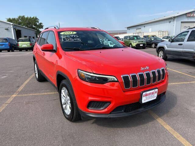 used 2021 Jeep Cherokee car, priced at $12,995