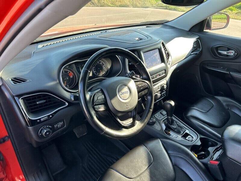 used 2021 Jeep Cherokee car, priced at $18,500