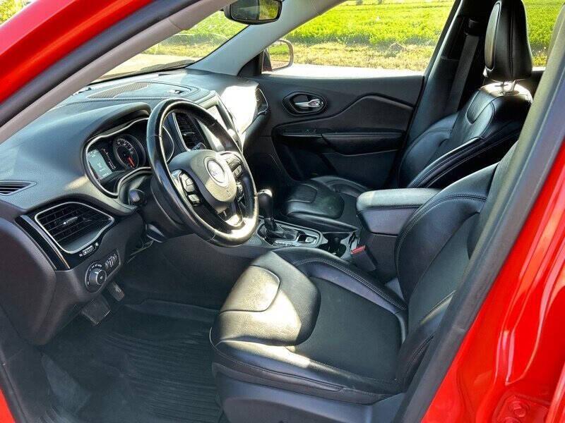 used 2021 Jeep Cherokee car, priced at $18,500