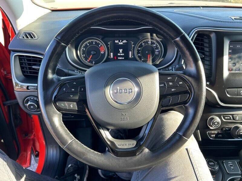 used 2021 Jeep Cherokee car, priced at $18,500