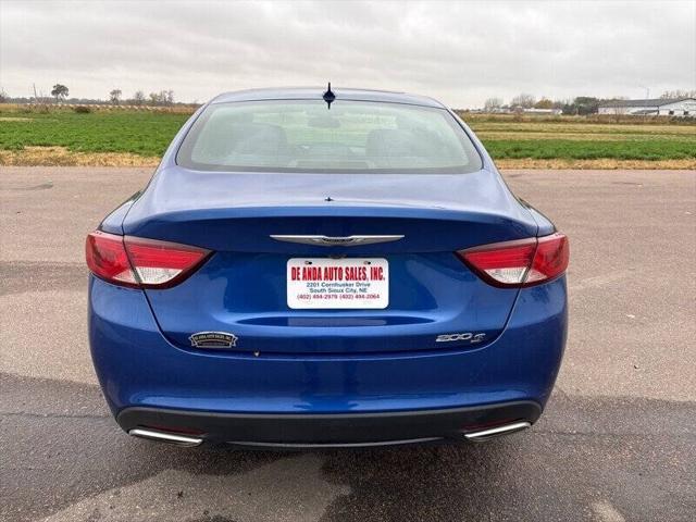 used 2016 Chrysler 200 car, priced at $13,900