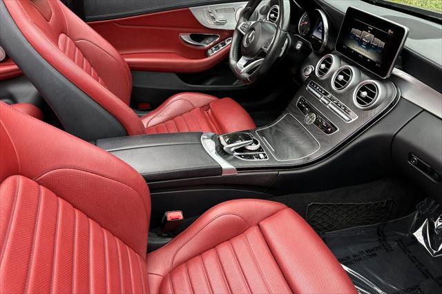 used 2017 Mercedes-Benz C-Class car, priced at $23,000