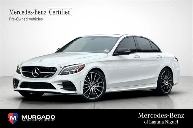 used 2021 Mercedes-Benz C-Class car, priced at $25,799