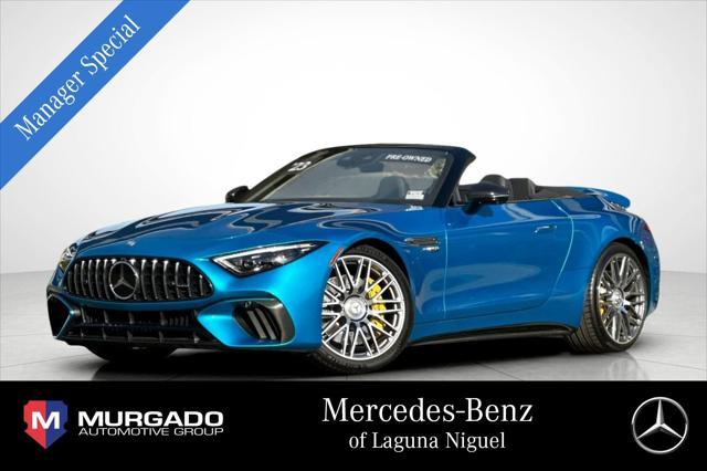 used 2023 Mercedes-Benz AMG SL 63 car, priced at $130,000