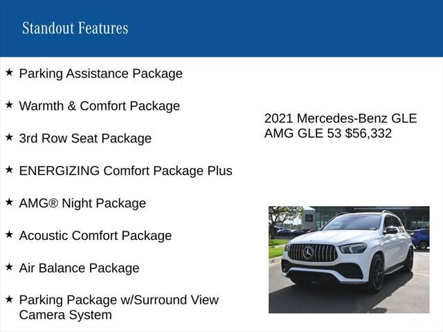 used 2021 Mercedes-Benz AMG GLE 53 car, priced at $56,332