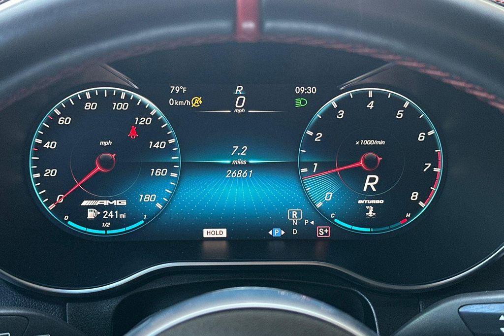 used 2021 Mercedes-Benz AMG GLC 43 car, priced at $42,500