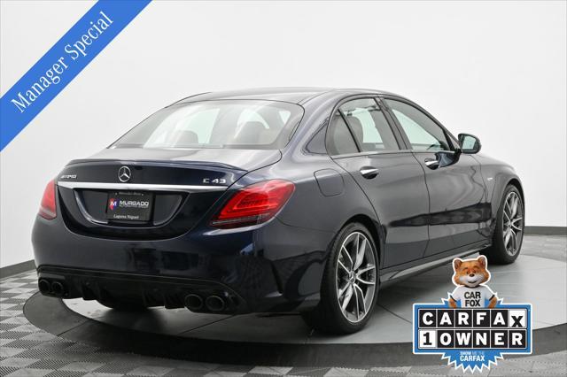 used 2020 Mercedes-Benz AMG C 43 car, priced at $39,888