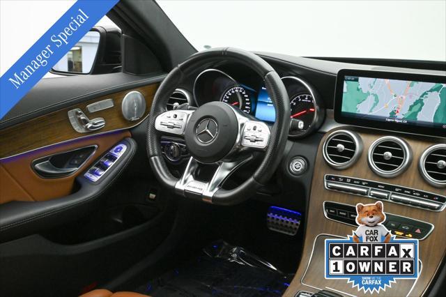 used 2020 Mercedes-Benz AMG C 43 car, priced at $39,888