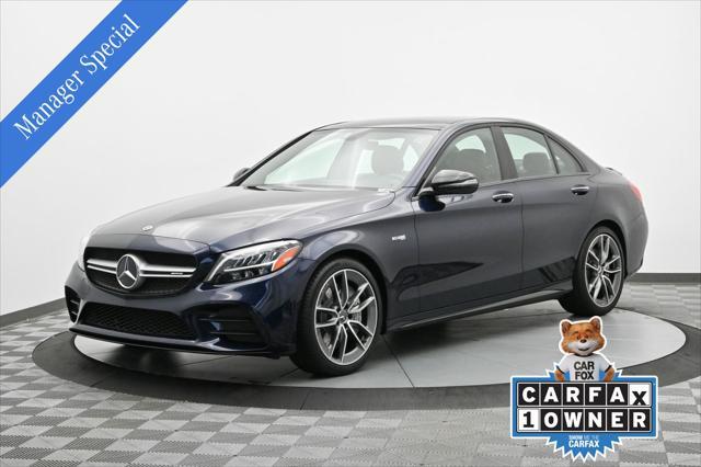 used 2020 Mercedes-Benz AMG C 43 car, priced at $39,888