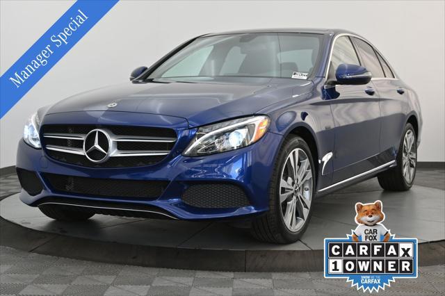 used 2018 Mercedes-Benz C-Class car, priced at $18,600