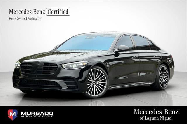 used 2021 Mercedes-Benz S-Class car, priced at $70,000