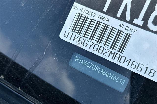 used 2021 Mercedes-Benz S-Class car, priced at $70,000