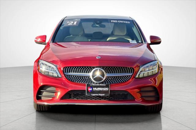 used 2021 Mercedes-Benz C-Class car, priced at $24,025