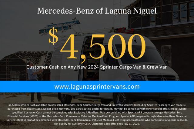 new 2024 Mercedes-Benz Sprinter 2500 car, priced at $199,000