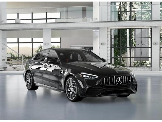 new 2025 Mercedes-Benz AMG C 43 car, priced at $69,345