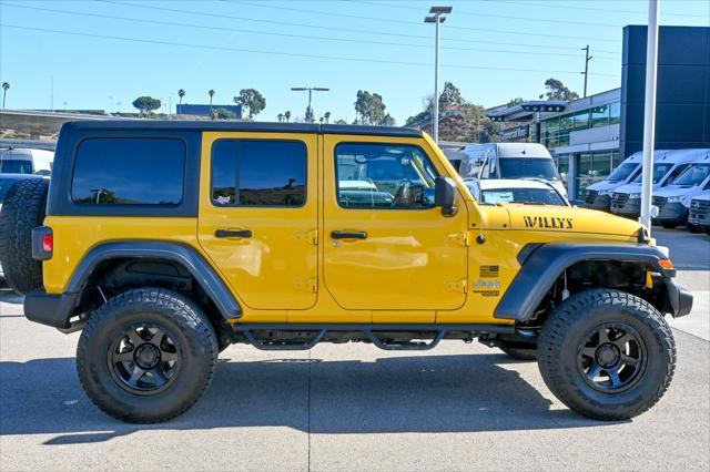 used 2020 Jeep Wrangler Unlimited car, priced at $24,300