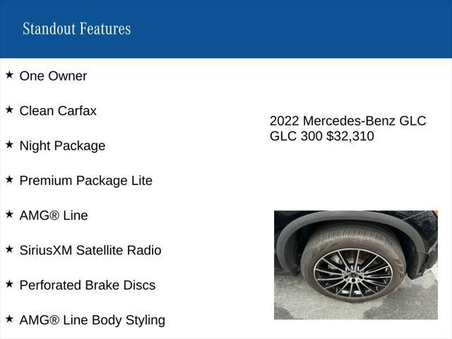 used 2022 Mercedes-Benz GLC 300 car, priced at $32,310