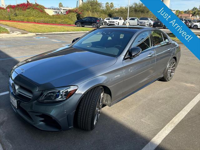 used 2020 Mercedes-Benz AMG C 43 car, priced at $45,000