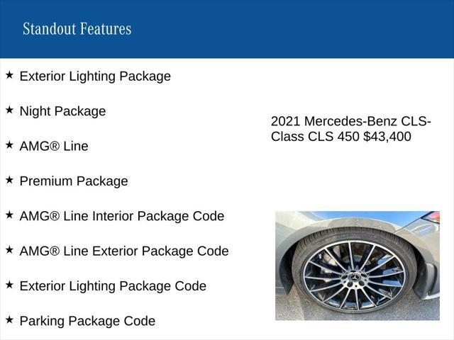 used 2021 Mercedes-Benz CLS 450 car, priced at $43,400