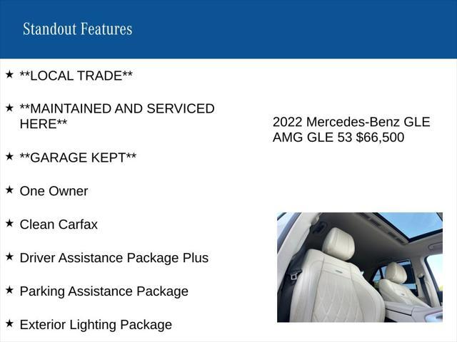 used 2022 Mercedes-Benz AMG GLE 53 car, priced at $66,500
