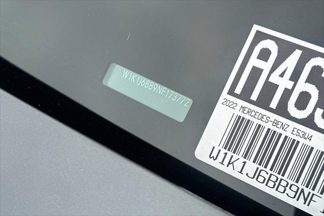 used 2022 Mercedes-Benz AMG E 53 car, priced at $65,000