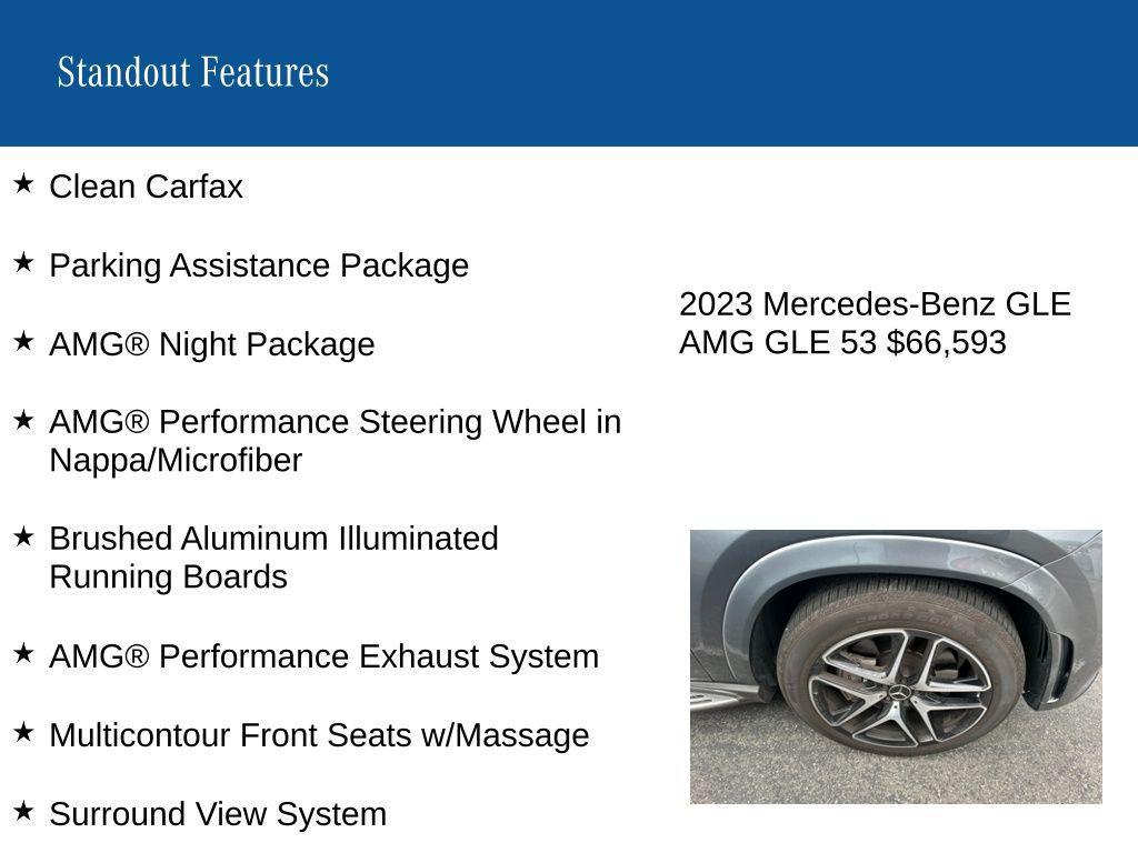 used 2023 Mercedes-Benz AMG GLE 53 car, priced at $66,593