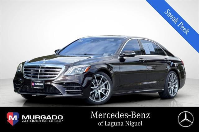 used 2020 Mercedes-Benz S-Class car, priced at $58,500