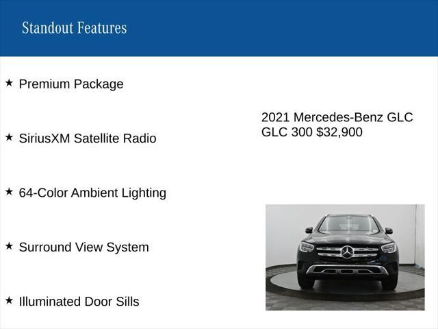 used 2021 Mercedes-Benz GLC 300 car, priced at $32,900