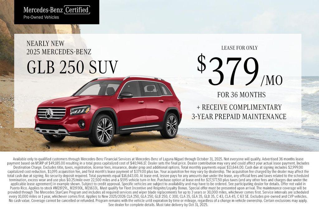 used 2025 Mercedes-Benz GLB 250 car, priced at $41,500