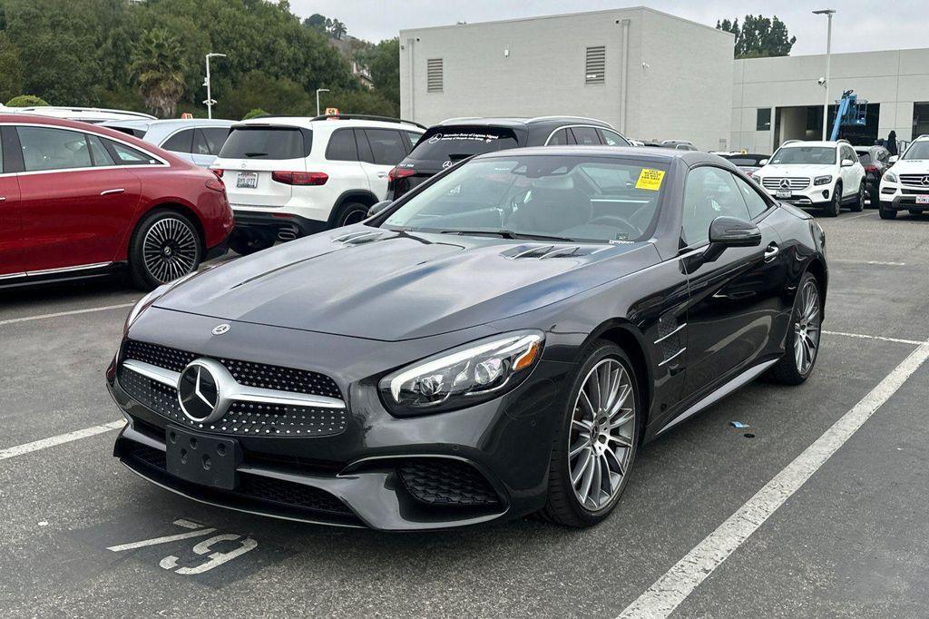 used 2019 Mercedes-Benz SL 550 car, priced at $55,000