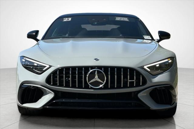 used 2023 Mercedes-Benz AMG SL 55 car, priced at $109,400
