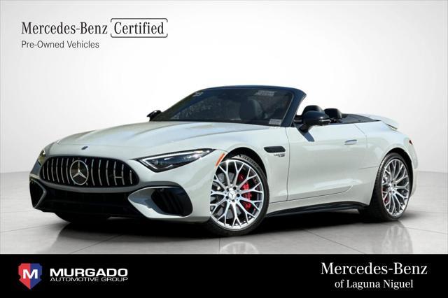 used 2023 Mercedes-Benz AMG SL 55 car, priced at $109,400