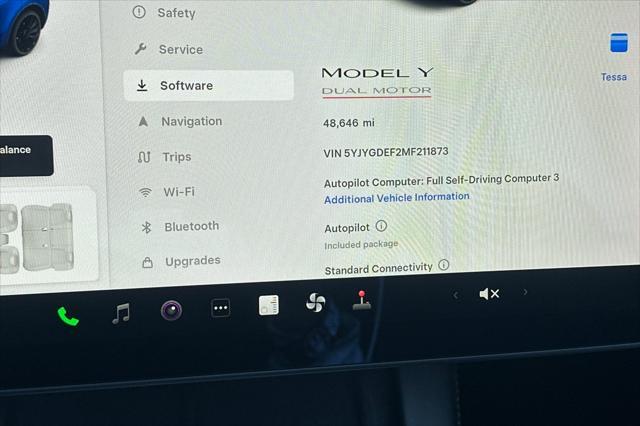 used 2021 Tesla Model Y car, priced at $26,300