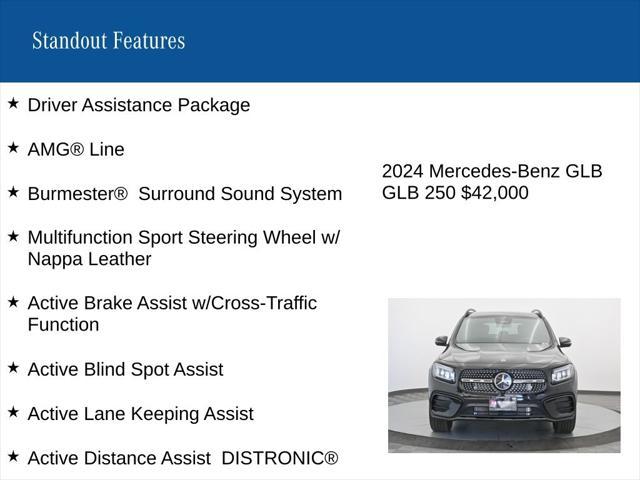 used 2024 Mercedes-Benz GLB 250 car, priced at $42,000