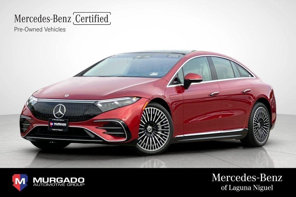 used 2023 Mercedes-Benz EQS 580 car, priced at $61,500