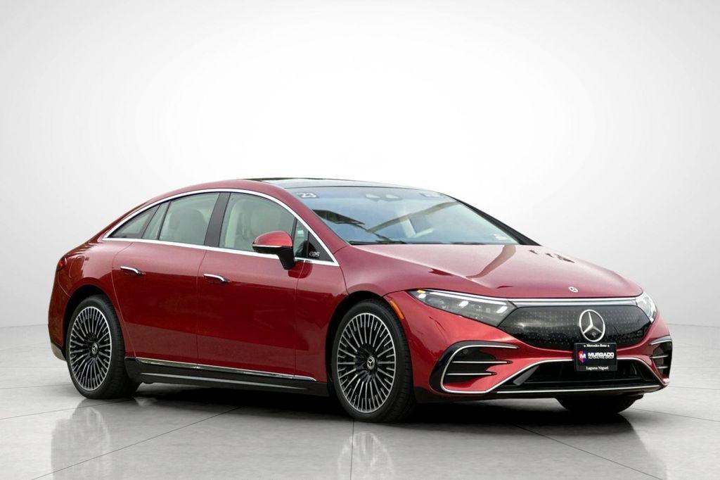 used 2023 Mercedes-Benz EQS 580 car, priced at $61,500