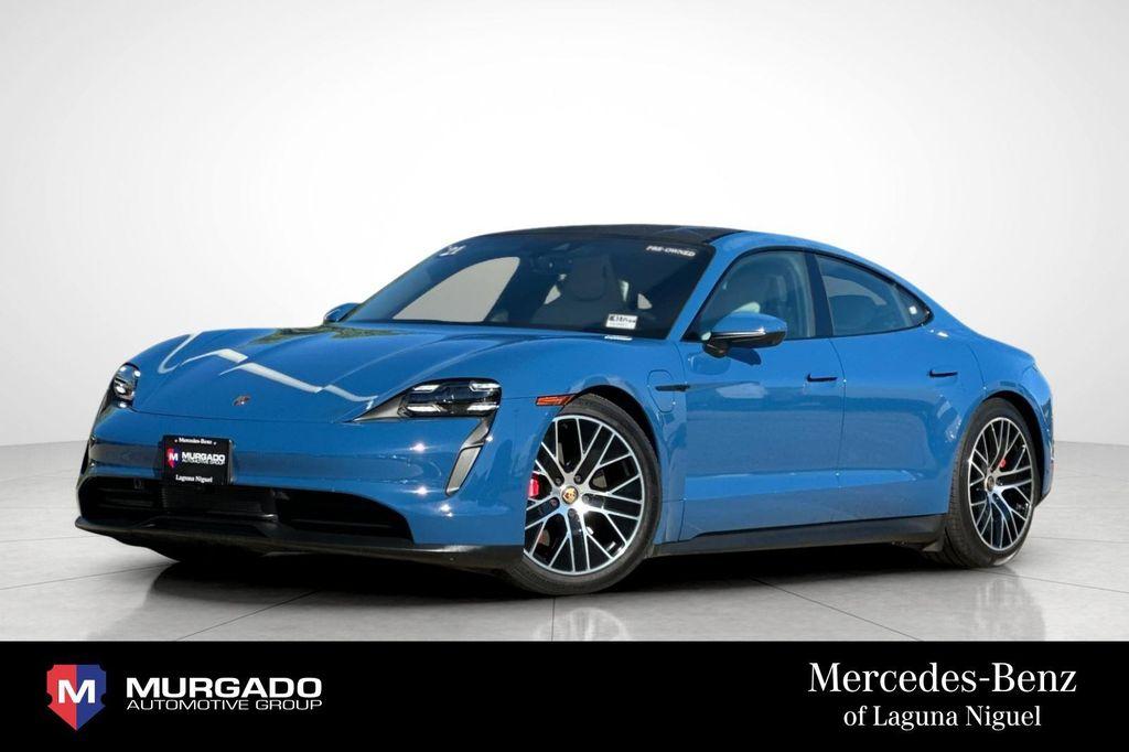 used 2021 Porsche Taycan car, priced at $65,000