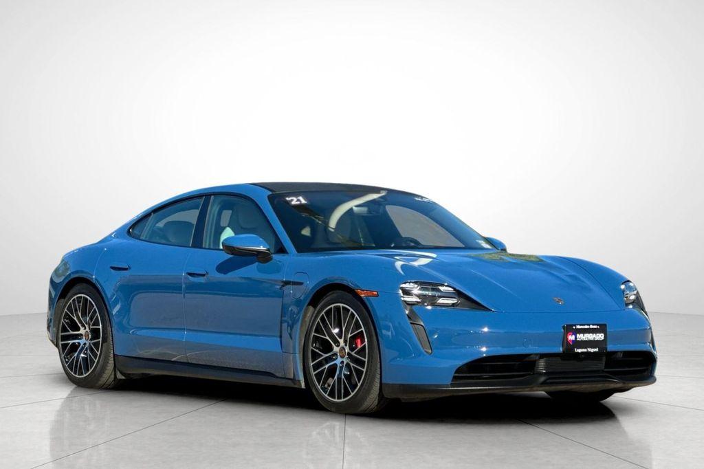 used 2021 Porsche Taycan car, priced at $65,000