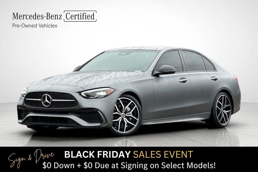 used 2022 Mercedes-Benz C-Class car, priced at $33,984