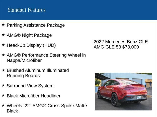 used 2022 Mercedes-Benz AMG GLE 53 car, priced at $73,000