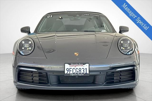 used 2021 Porsche 911 car, priced at $115,000