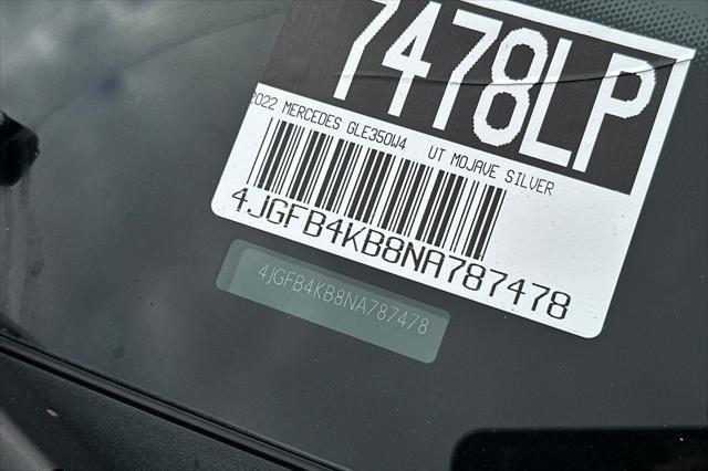 used 2022 Mercedes-Benz GLE 350 car, priced at $45,000