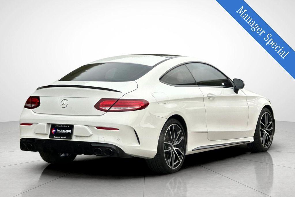 used 2021 Mercedes-Benz AMG C 43 car, priced at $45,987
