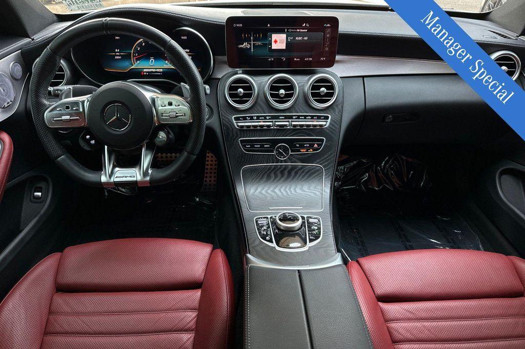 used 2021 Mercedes-Benz AMG C 43 car, priced at $45,987