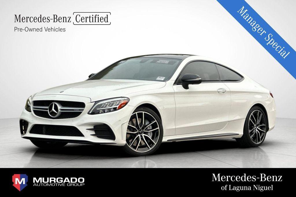 used 2021 Mercedes-Benz AMG C 43 car, priced at $45,987